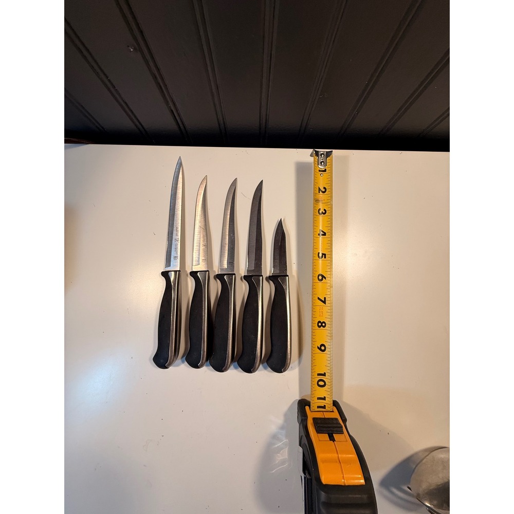 JA Henckels International Fine Edge Synergy Knife Set 5 Piece Stainless Steel